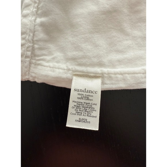 Sundance Summer White Eyelet Bermuda Shorts Womens 8 Cotton Lined Classic Resort - Picture 16 of 16